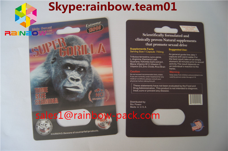 τρισδιάστατη κάρτα FX 25000 εκτύπωσης φακοειδές πλαστικό τρισδιάστατο τρισδιάστατο φύλο ρινοκέρων V7 καρτών τυπωμένο συνήθεια που η τρισδιάστατη κάρτα χαπιών φύλων