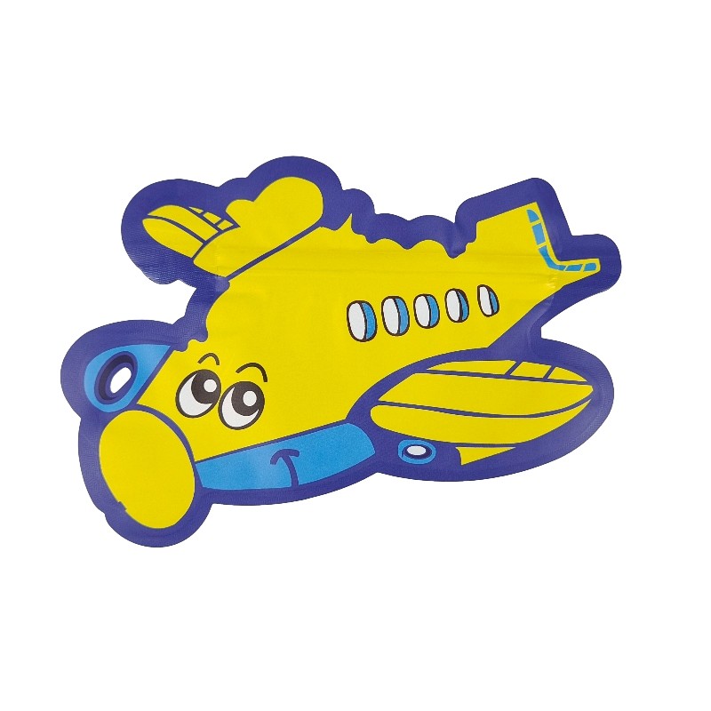 Η ολογραφική εκτύπωση τεμάχισε ειδικό ανώμαλο διαμορφωμένο Ziplock τσαντών 3.5g 7g Mylar