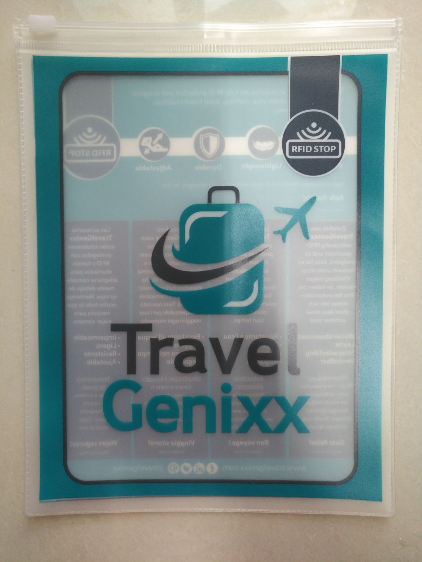 Σαφής διαφανής τσάντα PVC, τσάντα τρία κρεμαστρών PVC καρφιτσών ενδυμάτων δευτερεύουσα σφραγίδα