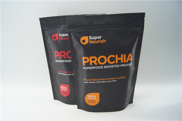 Ματ τυπωμένες τσάντα σκονών ορρού γάλακτος αργιλίου πρωτεϊνικές/στάση φύλλων αλουμινίου αργιλίου επάνω στις σακούλες φερμουάρ