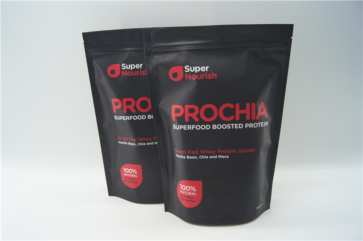 Υψηλός - στάση διατροφής φύλλων αλουμινίου ποιοτικού αργιλίου που συσκευάζει επάνω την τσάντα με το φερμουάρ