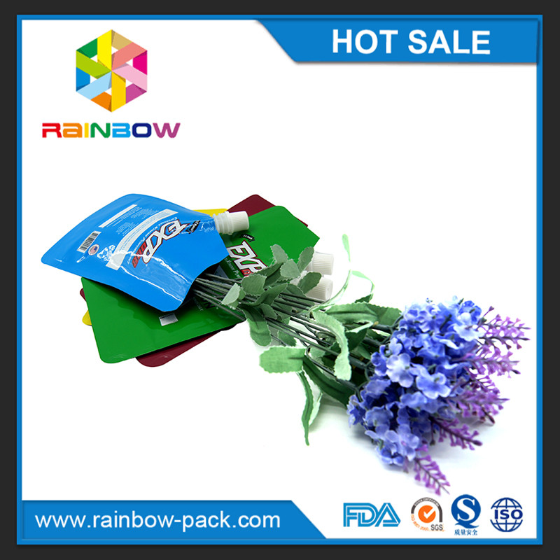 Οι Resealable πλαστικές σακούλες που συσκευάζουν την τυπωμένη υγρή στάση ρίχνουν επάνω τη σακούλα με το φερμουάρ