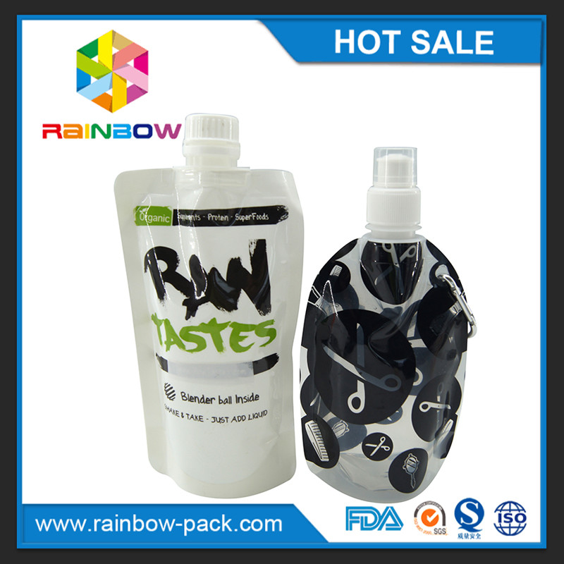 Συσκευασία σακουλών σωλήνων παιδικών τροφών στάσεων επάνω επαναχρησιμοποιήσιμη με το φερμουάρ στην κορυφή