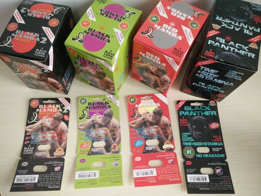 Καυτά πώλησης χάπια αυξήσεων ρινοκέρων αρσενικά που συσκευάζουν το κιβώτιο καρτών και επίδειξης με την τρισδιάστατη επίδραση