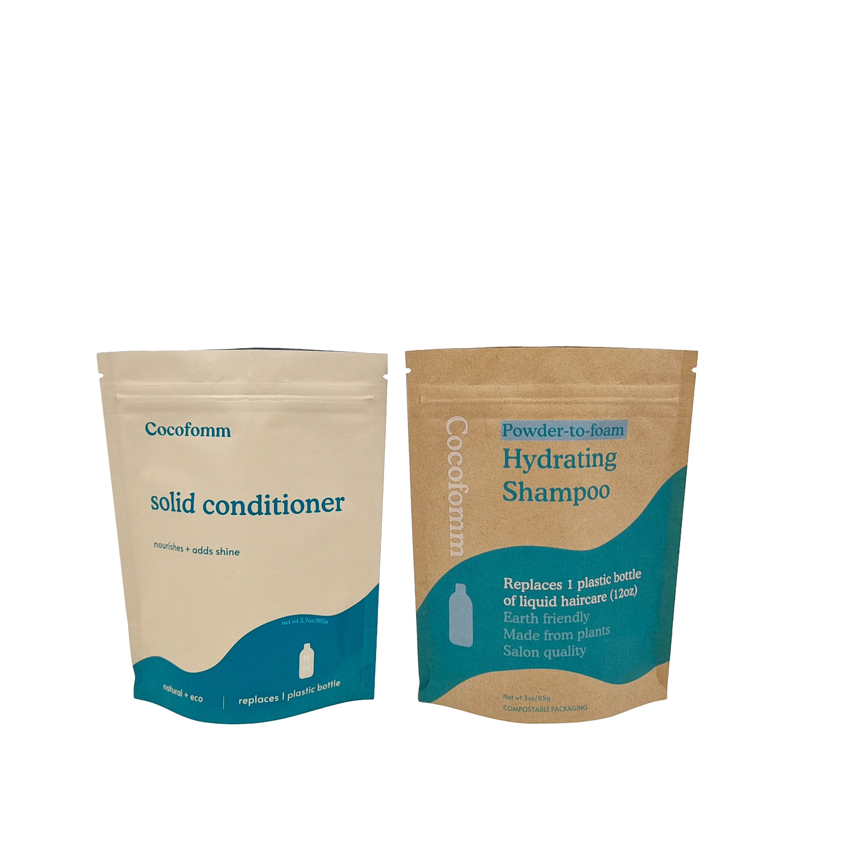 Βιοδιασπώμενο Doypack ανακυκλώσιμο Custom Stand Up Pouch με Zip Lock Kraft Paper Bags Τρώσιμες σακούλες συσκευασίας