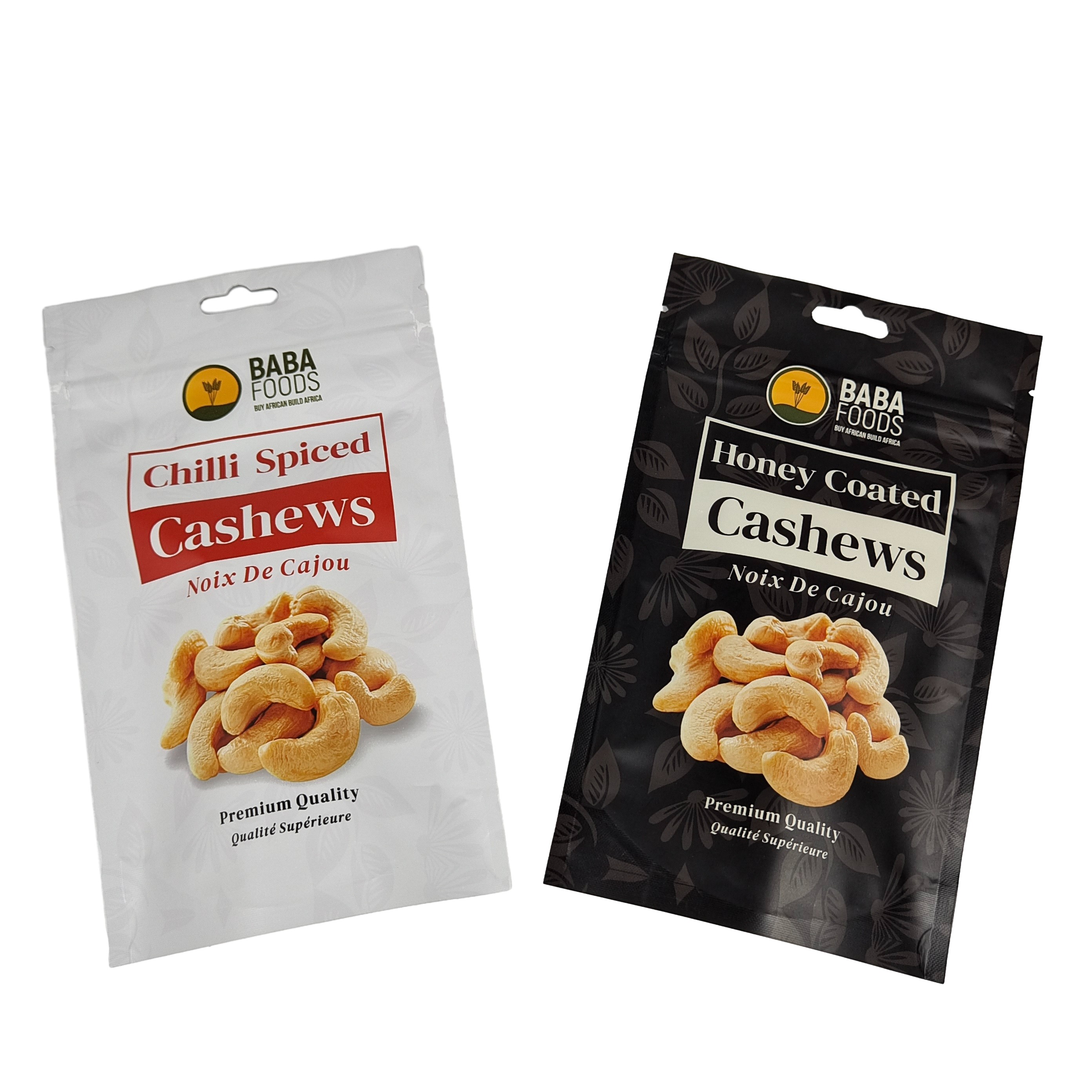 Πλαστική συσκευασία τροφίμων από χαρτί αλουμινίου Προσαρμοσμένη επανακλειδωτή συσκευασία σνακ Stand up pouch με φερμουάρ