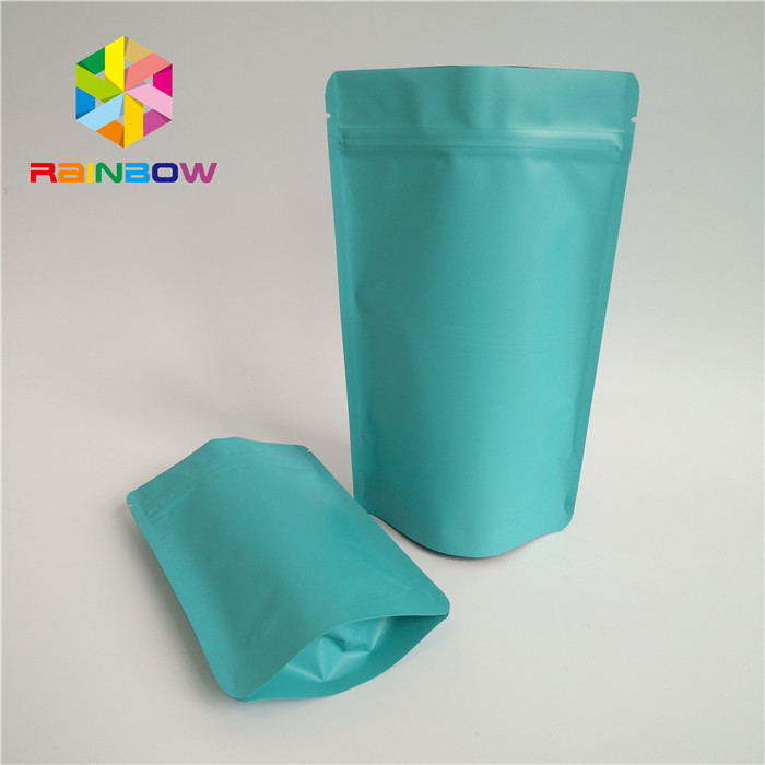 Φυσικές πράσινες τσάντες τσαγιού που συσκευάζουν μόνο μόνιμο Ziplock επιφάνειας μεταλλινών