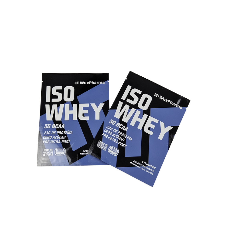 Τρεις πλευρικές σφραγίδες φυλλωτό τσάντα συσκευασία Κρατήστε το συμπλήρωμα σας 10g Δύναμη δείγματα πακέτα