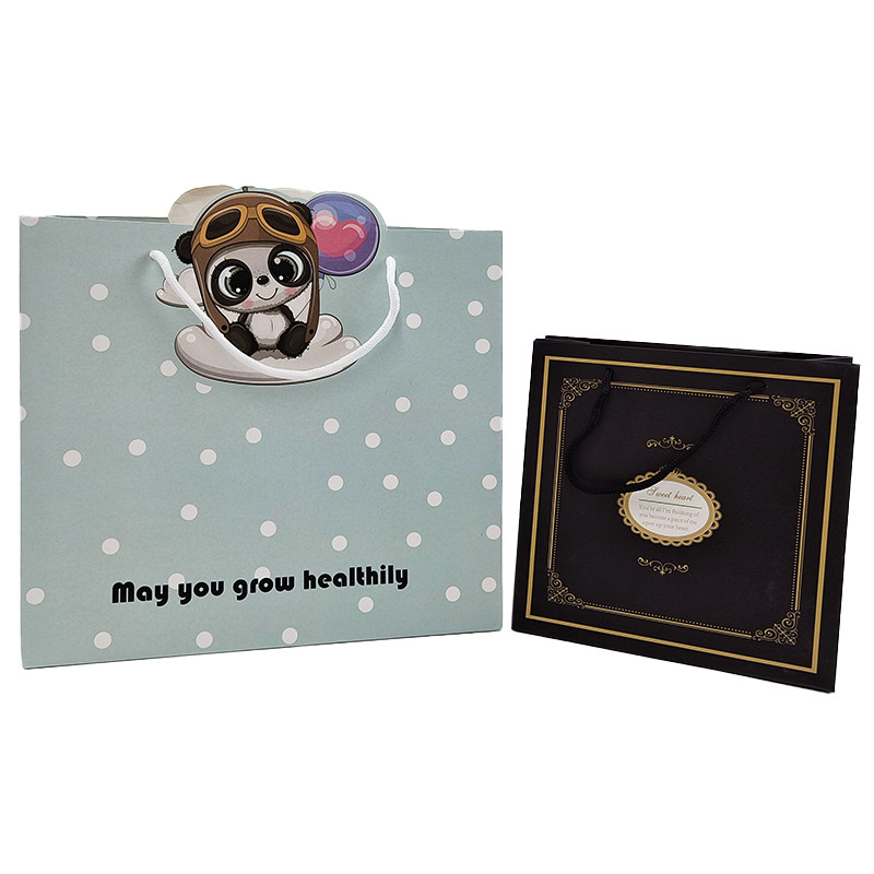 Χάρτινο σχοινί Σχοινί Kraft Χάρτινη τσάντα Κρατήρα Σχοινί Τσάντα Αποδέχονται προσαρμογή Χρώμα Τραβηγμένη συσκευασία χαρτιού