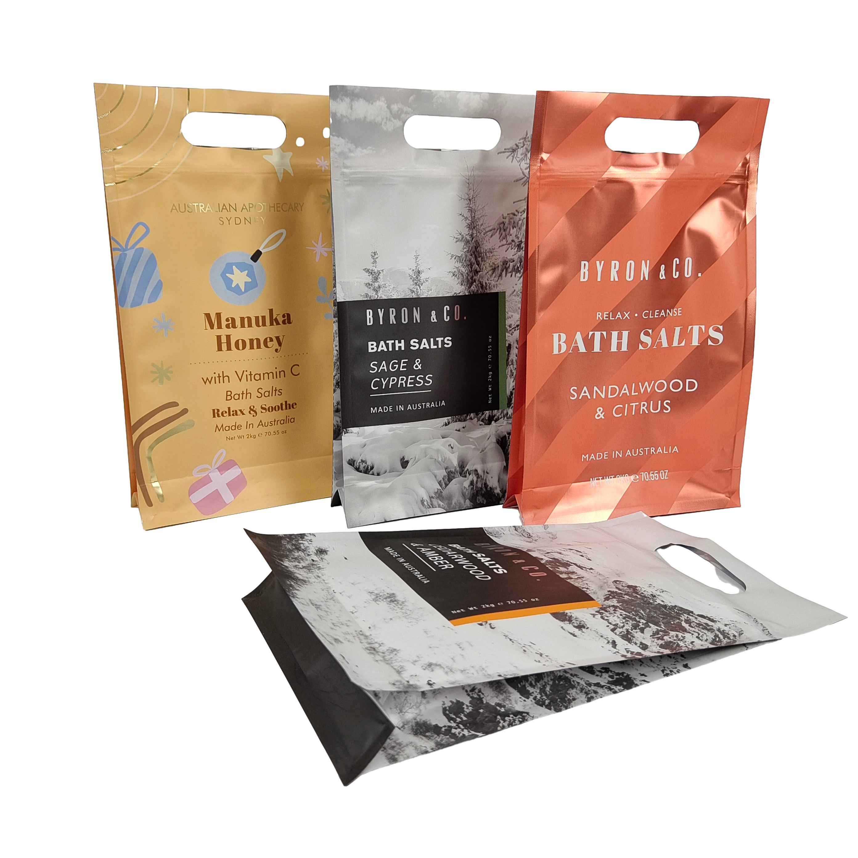 Προσαρμοσμένο σχεδιασμό Τυπωμένο Ματ τετράγωνο επίπεδο κάτω μέρος πλευρική γκασέτα πλαστικό Mylar Foil λογότυπο συσκευασία τσάντα εύκολο δάκρυ τσάντες φερμουάρ