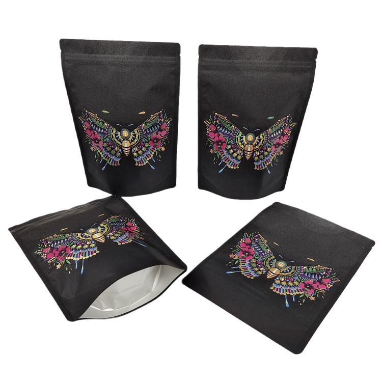 Ζεστή πώληση Προσαρμοσμένα Stand Up Smell Proof Bags με λογότυπο Ψηφιακή εκτύπωση Βιοδιασπώμενες επανακλειδωτές σακούλες Mylar