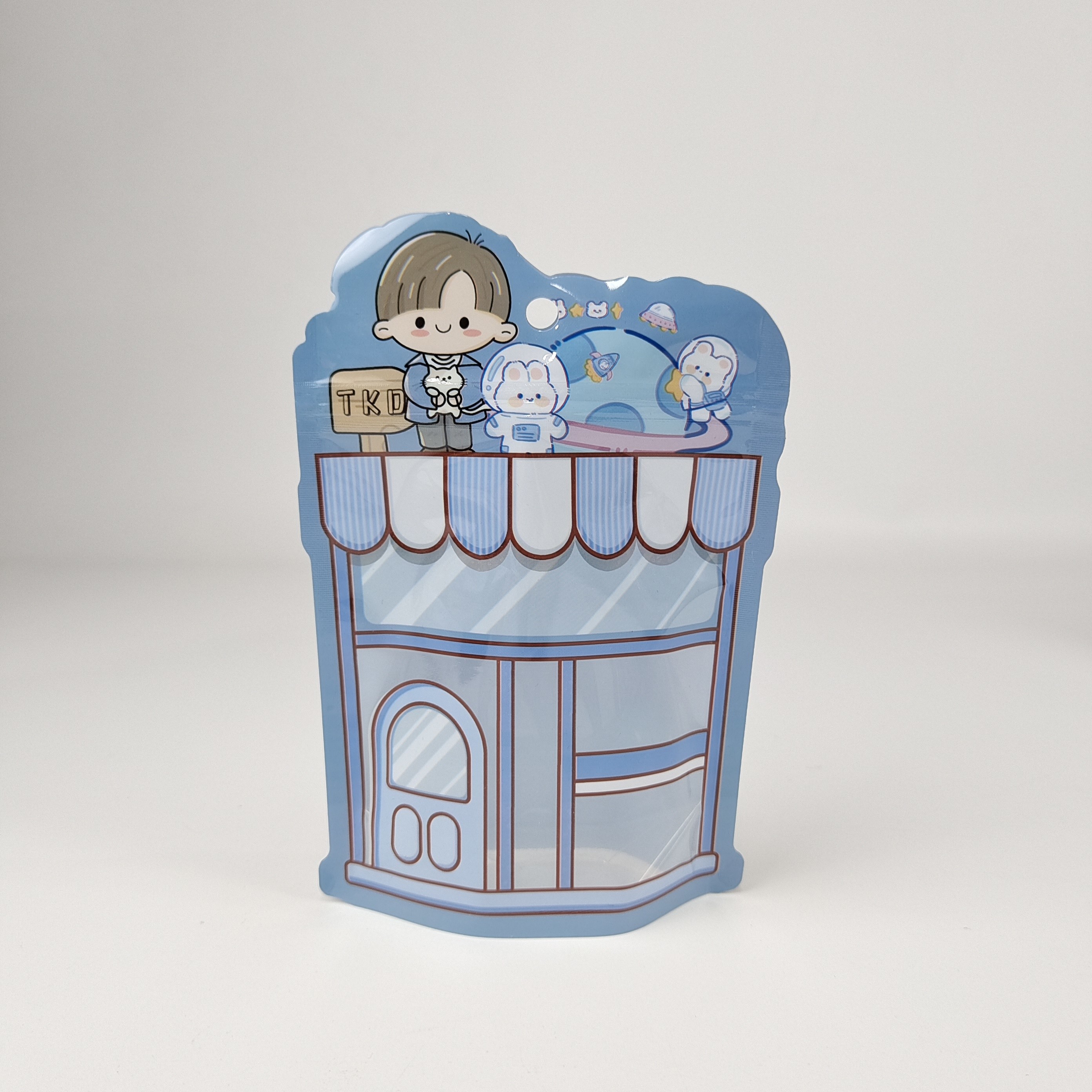 Εκτύπωση με βαφή Matte Print Mylar Stand Up Pouch Τσάντα συσκευασίας Θέρμανση επανακλειδωτή σταφίδα εύκολο δάκρυ Notch Ziplock τσάντες