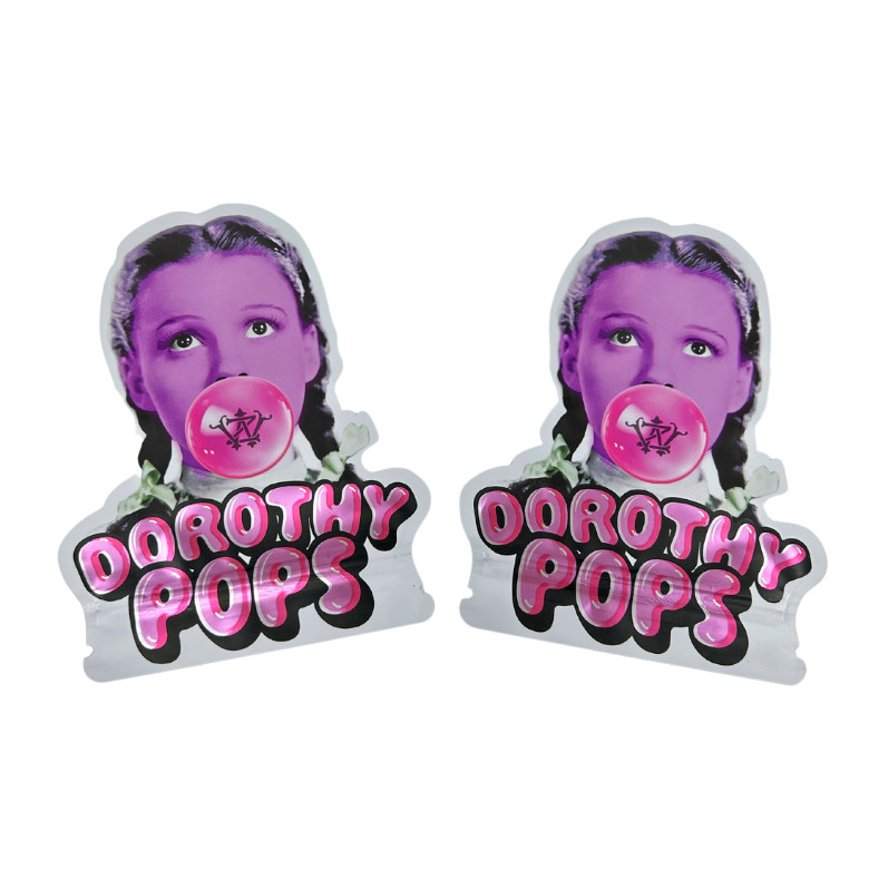 Ανακυκλωμένο Ειδικό Προσαρμοσμένο Σχήμα 7 14 28g Gummies Childproof Aluminum Foil Candy Mylar τσάντα