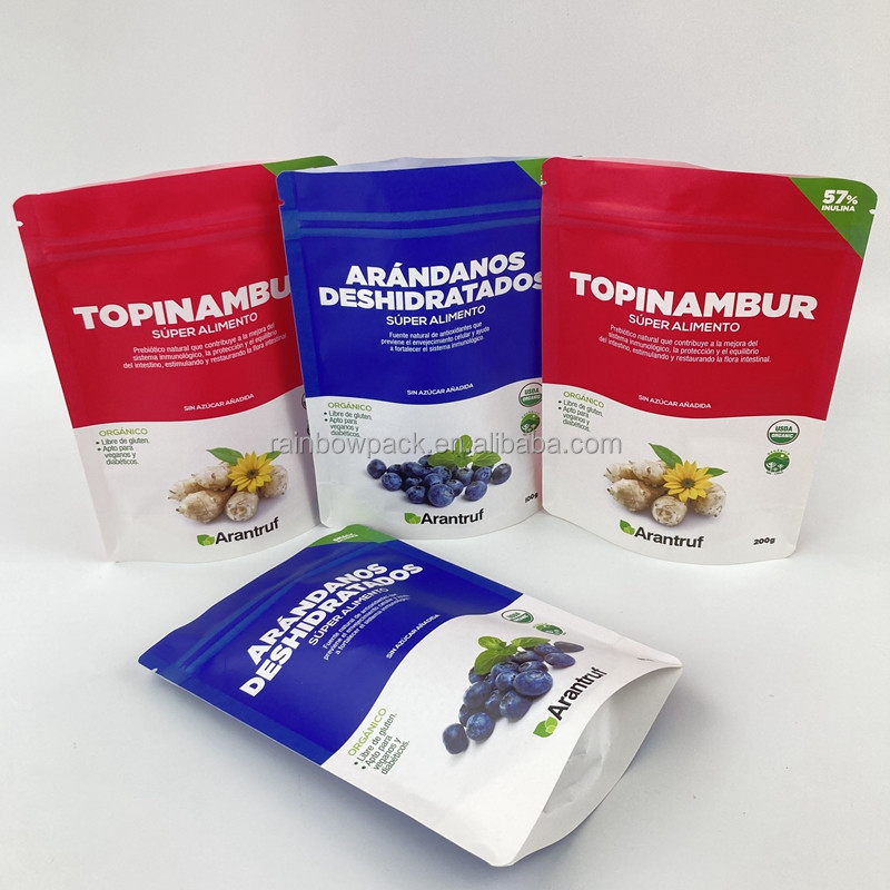 Ψηφιακή εκτύπωση επαναχρησιμοποιήσιμη βιοδιασπώμενη φιλική προς το περιβάλλον όρθια τσάντα