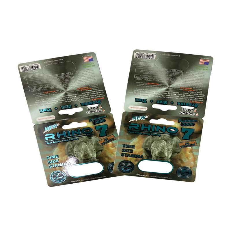 Γλυκό αρκουδάκι συσκευασία αρσενικό σεξουαλική βελτίωση χάπια φουσκάλες χαρτί κάρτα συσκευασία