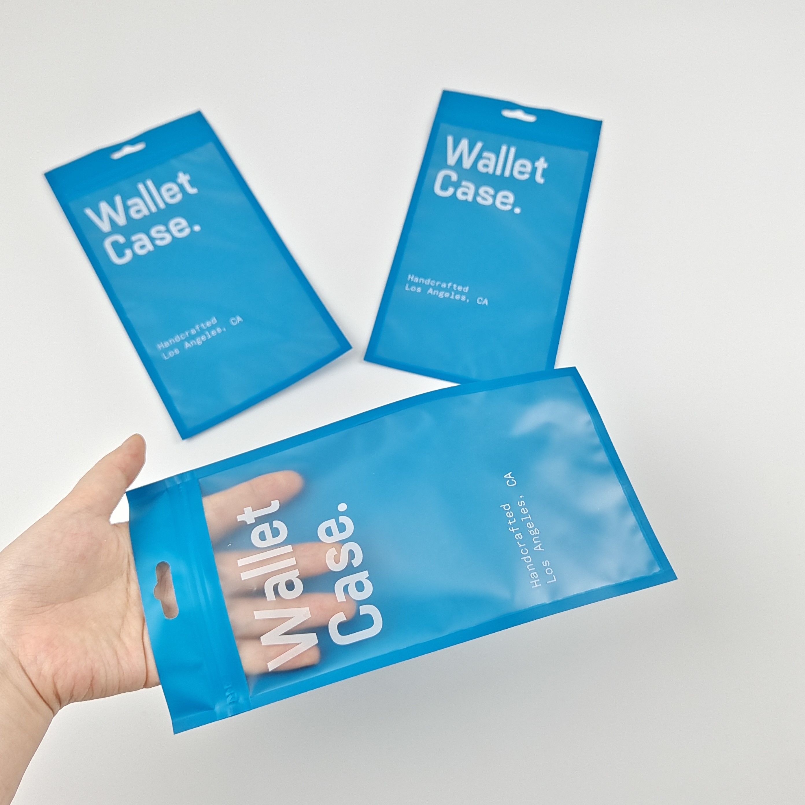 Τρίπλευρη σφραγίδα σφραγίδα επίπεδη θήκη πορτοφόλι θήκη τηλεφώνου πλαστικές σακούλες συσκευασίας