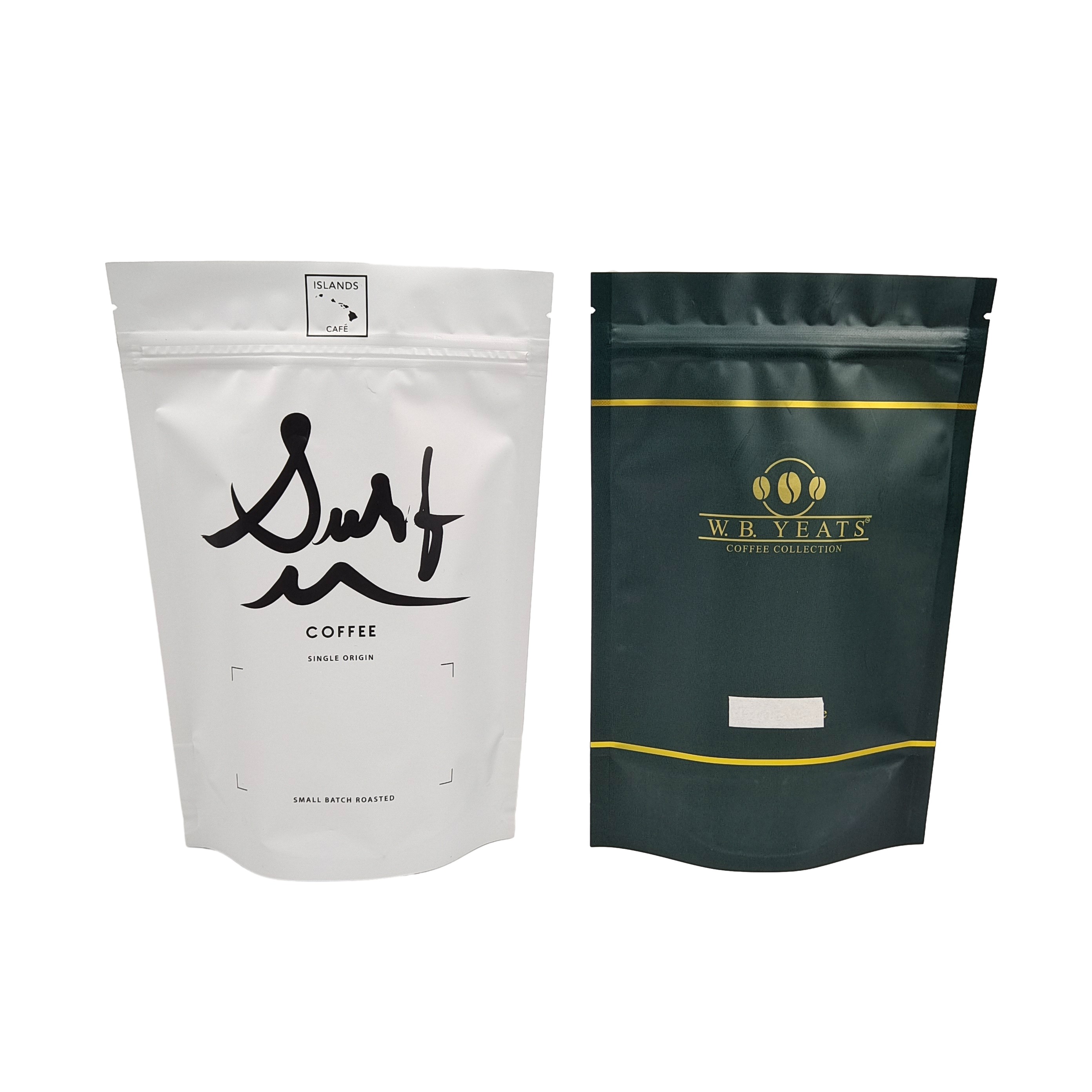 100g 200g Καφετέκια Προσαρμοσμένα Επανακλείσιμα Σάκκα Σφραγίδας Ματ Αλουμινίου Σάκκα Καφέ Με Βαλβίδες