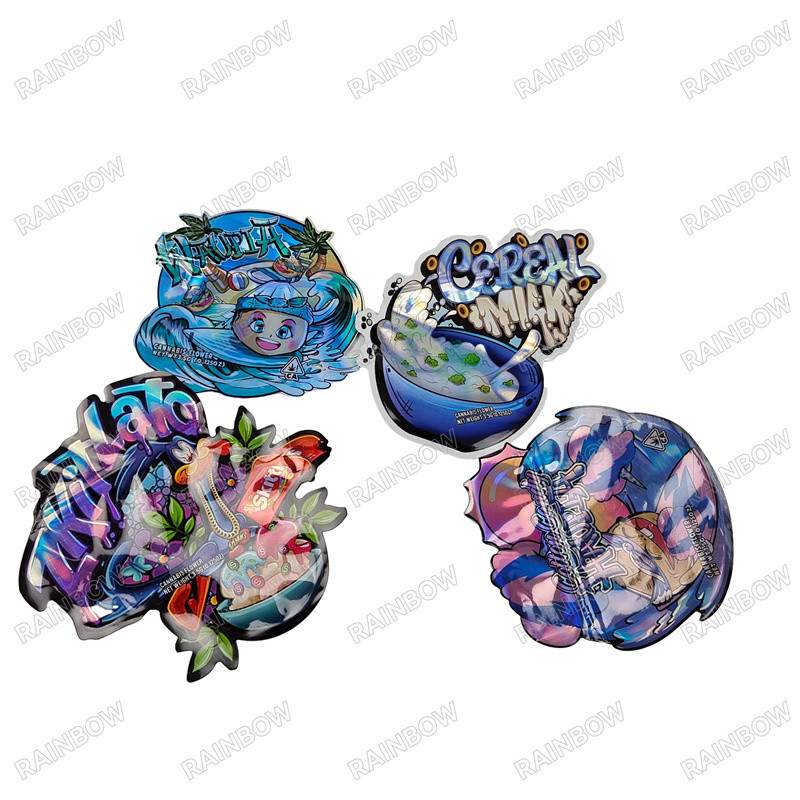 CMYK Παντόν χρώματα 3,5g 7g 14g 28g Ειδικές σακούλες σχήματος με φιλικό προς το περιβάλλον μελάνι για εκτύπωση με βαφή