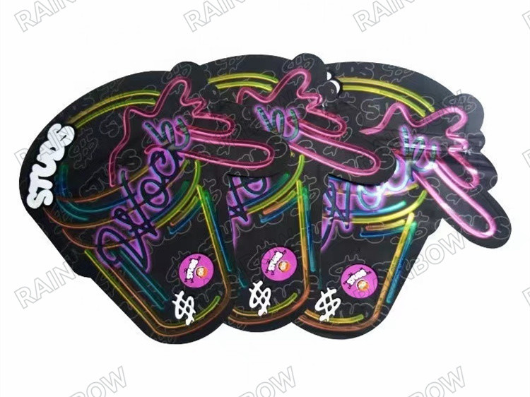 Οσφρητικά φυτικά θυμίαμα Συσκευή Zip Lock Mylar CBD έλαιο χόρτο κάνναβη σακούλες Gravure εκτύπωση