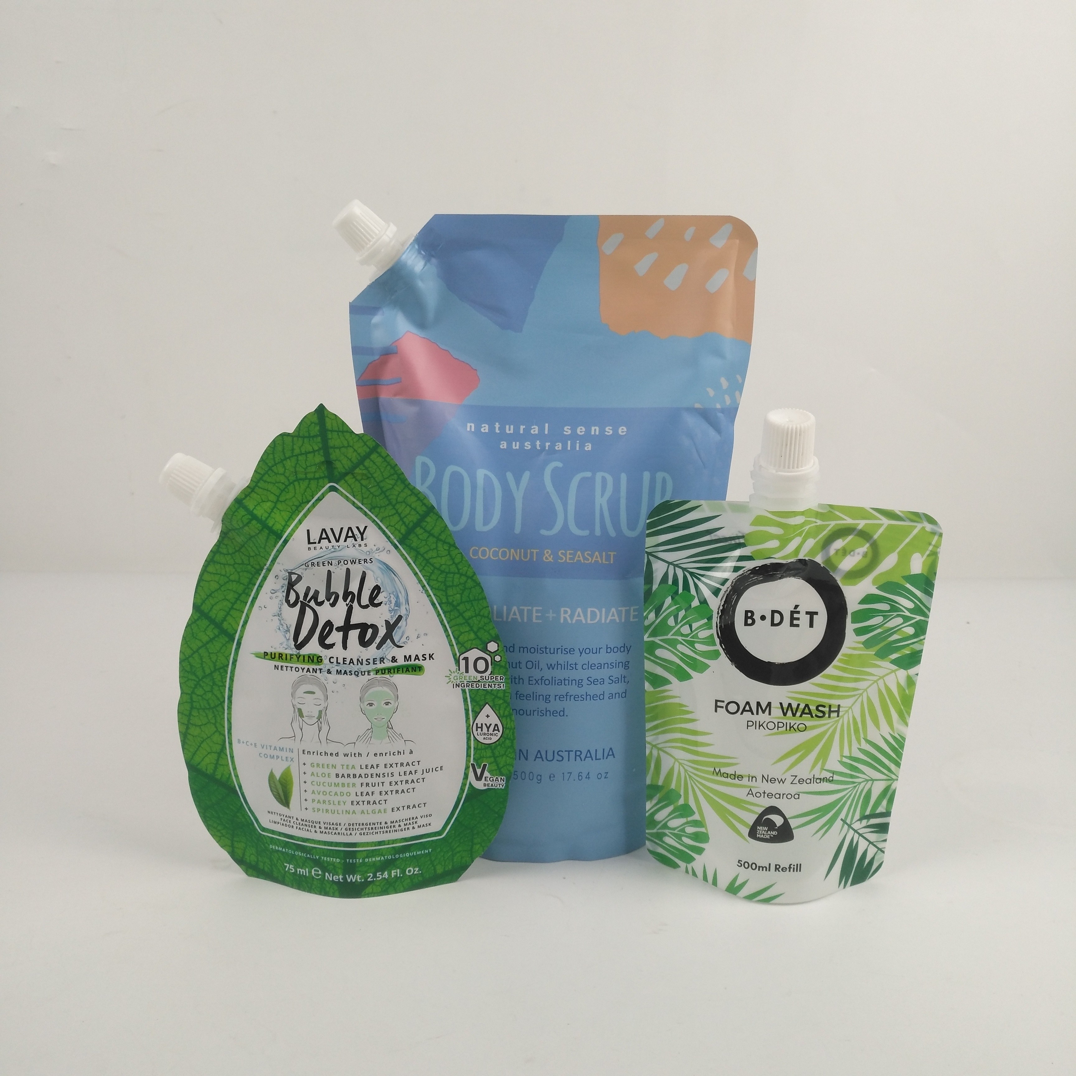 Τροφή Stand Up Spout Pouch συσκευασία με προσαρμοσμένο λογότυπο αποδέχεται