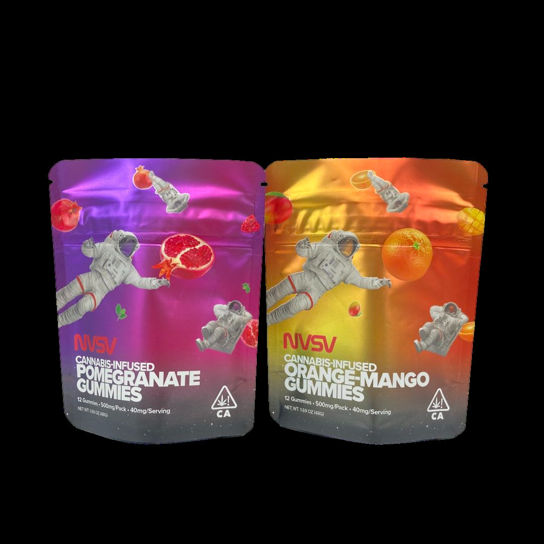 3.5 Gram πλαστικές σακούλες συσκευασία προσαρμοσμένη ετικέτα εκτυπωμένα μπισκότα CBD