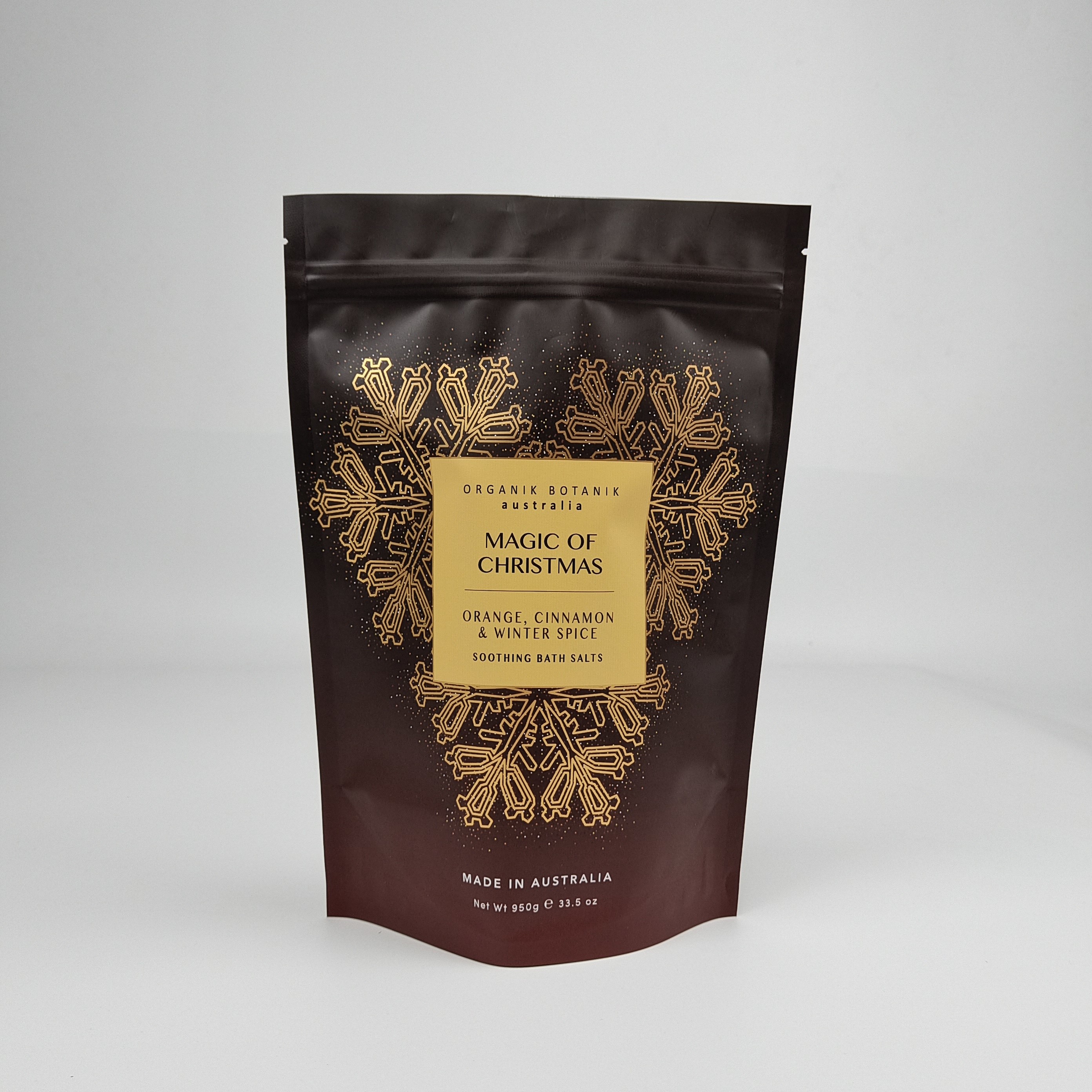 Ματ Τυπωμένα Αλάτια του μπάνιου Συσκευή Κλειδώματος Ζιπ πλαστική σακούλα λουτρό μπάνιου σφουγγάρι σώματος στέκεται προς τα πάνω τσάντα με φερμουάρ