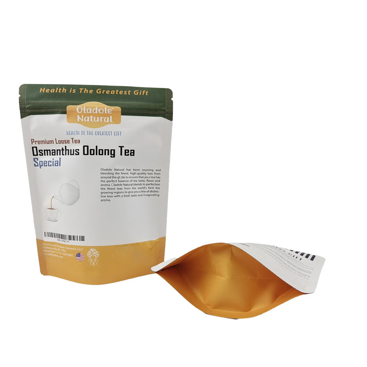 Χαμηλό MOQ Στάσου επανακλειδωτό φερμουάρ Kraft χαρτί τσάντα Custom βιοδιασπώμενο επανακλειδωτό σακούλες Mylar για τα κατοικίδια