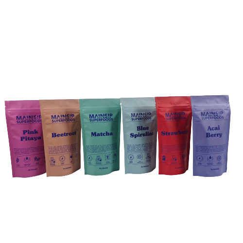 Ψηφιακά τυπωμένες τσάντες Mylar Αδιάβροχες Καφέ Πουάν συσκευασία Stand Up Zip Lock Sac με αλουμινένιο φύλλο