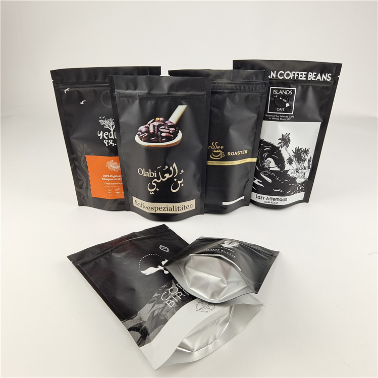 Ελαχιστοποιημένο αλουμινένιο φύλλο Ziplock Stand Up Pouch Ψηφιακή εκτύπωση Προσαρμοσμένο μέγεθος / χρώματα