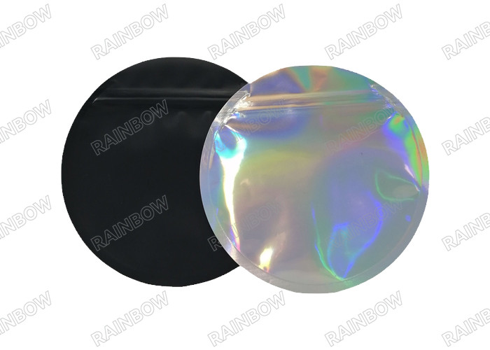 Προσαρμοσμένο σχήμα Mylar Τροφικές τσάντες Δείτε μέσα από Die Cut Stand Up τσάντα