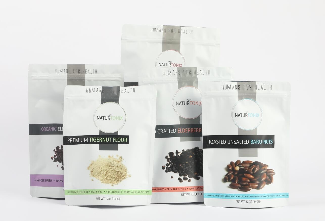 Προσαρμοσμένη Τρίπλευρη Σφραγίδα Σάκος Σάκος Τσαγιού συσκευασία σε γυαλιστερή ή ματ φινίρισμα