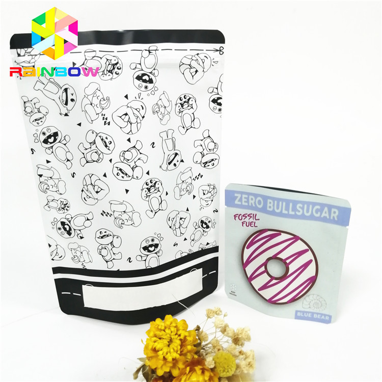 Ματ Τελείωση Τροφή κατοικίδιων ζώων τσάντα με επαναχρησιμοποιήσιμο χαρακτηριστικό και κλείδωμα φερμουάρ