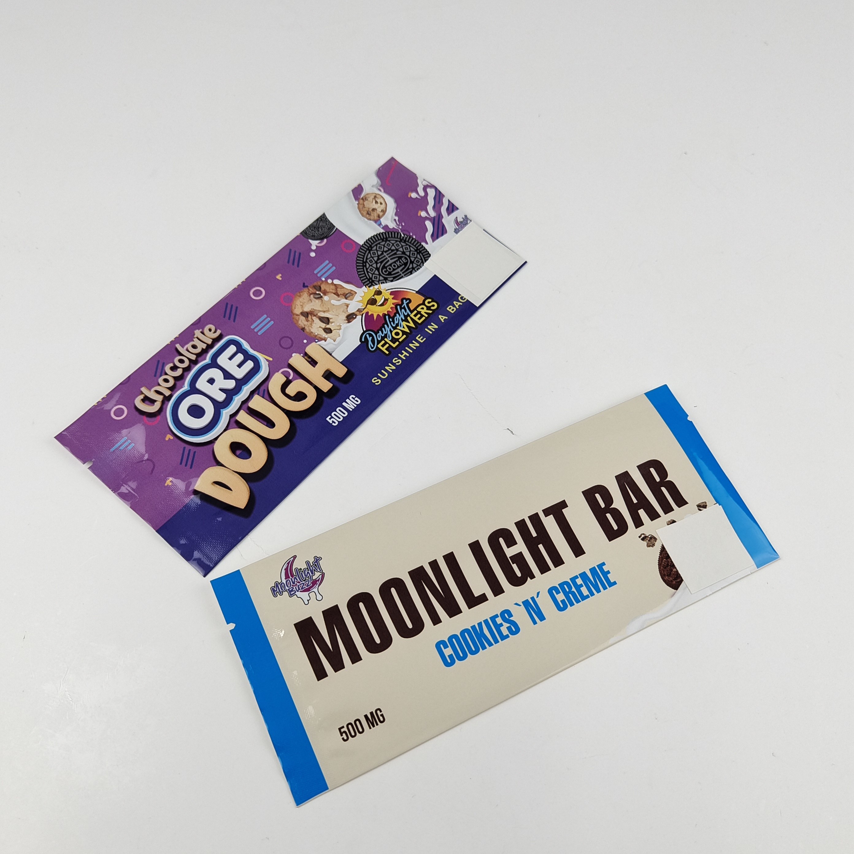 Περιβαλλοντικά φιλικά περιτυλίγματα από χαρτί με ειδική εκτύπωση Στέκωσες τσάντες Σκοκολάτα Energy Bar Cookies Snack Packaging