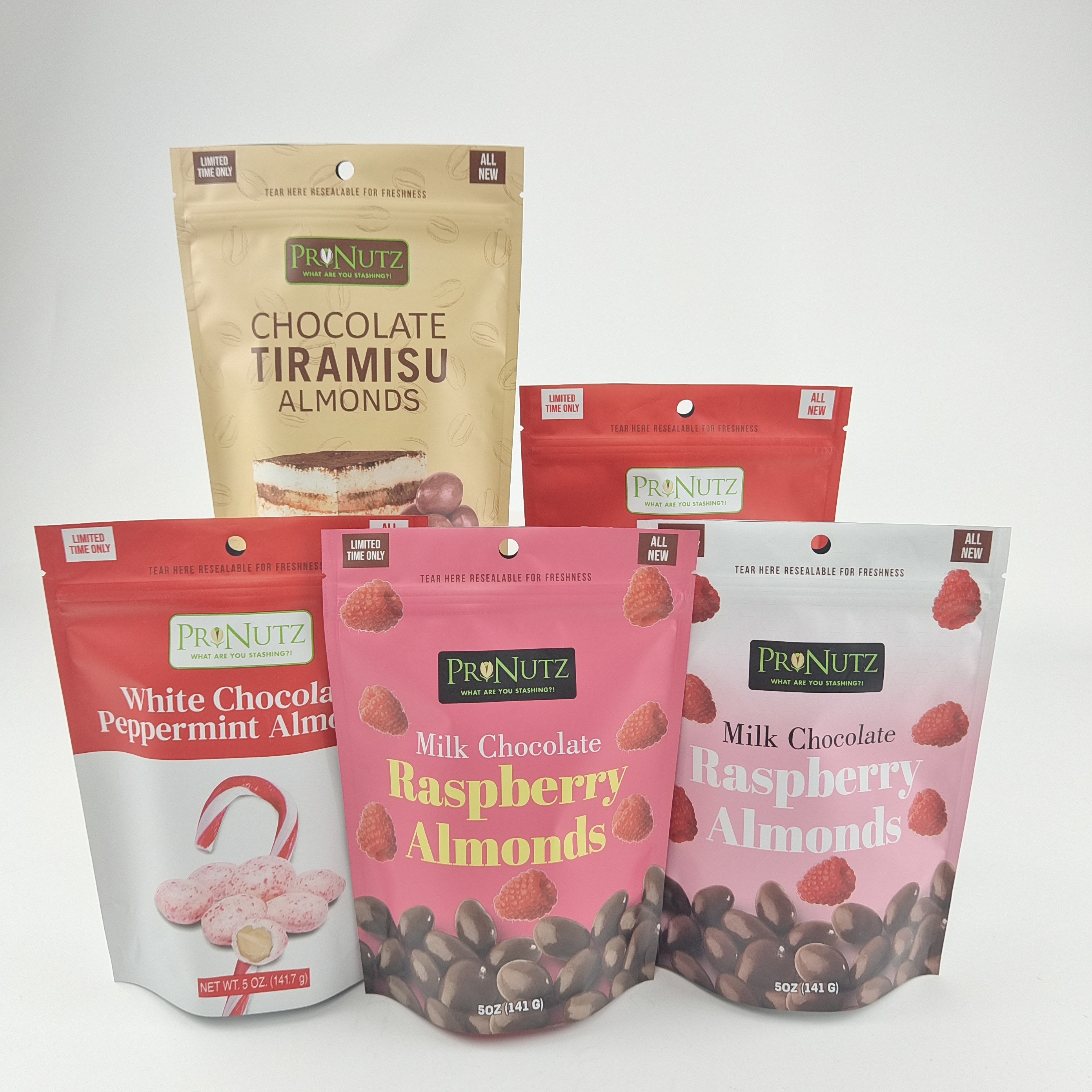 Προσαρμοσμένο ιδιωτικό λογότυπο Zipper πλαστικό Stand Up Zip Lock Packaging Bag Packs Edibles Cookies