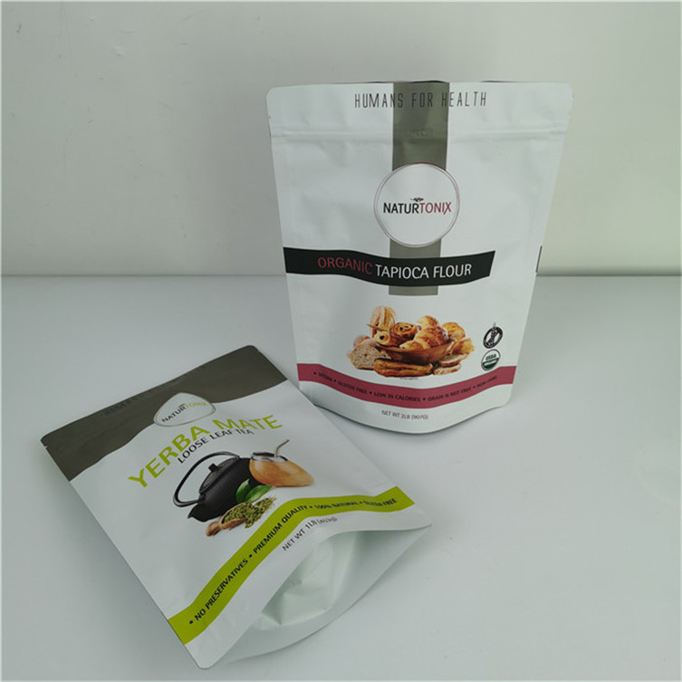 Περιβαλλοντικά φιλικό Προσαρμοσμένο Ιδιωτικό λογότυπο Πλατέα συσκευασία αποθήκευσης πλαστικό φύλλο τσάντα για σκόνη