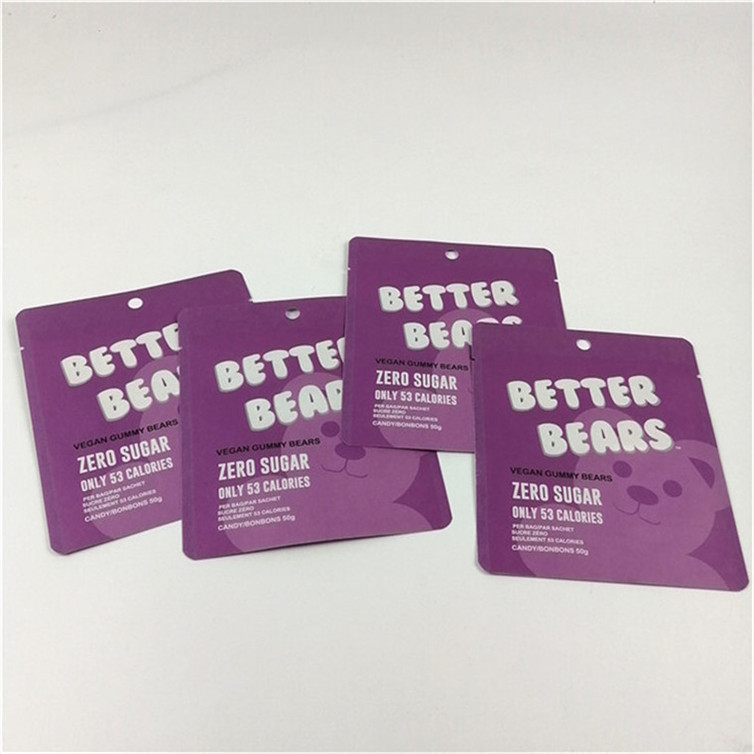 Δέχεται έως και 10 χρώματα Διαθέσιμα Υψηλής ποιότητας επανακλείσιμο Mylar Sachet Packaging Bag