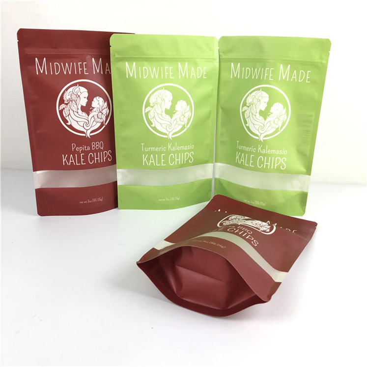 Τροφίμων συσκευασία Gravure εκτύπωση Mylar Doypack με παράθυρο Περιβαλλοντικά φιλικό και προσαρμοσμένο