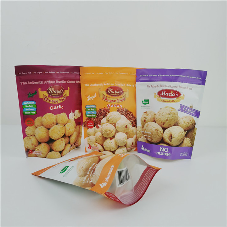 Συσκευή τροφίμων Προσαρμοσμένο μέγεθος Αλουμινίου φύλλο Μυλάριες σακούλες με πολύχρωμη εκτύπωση