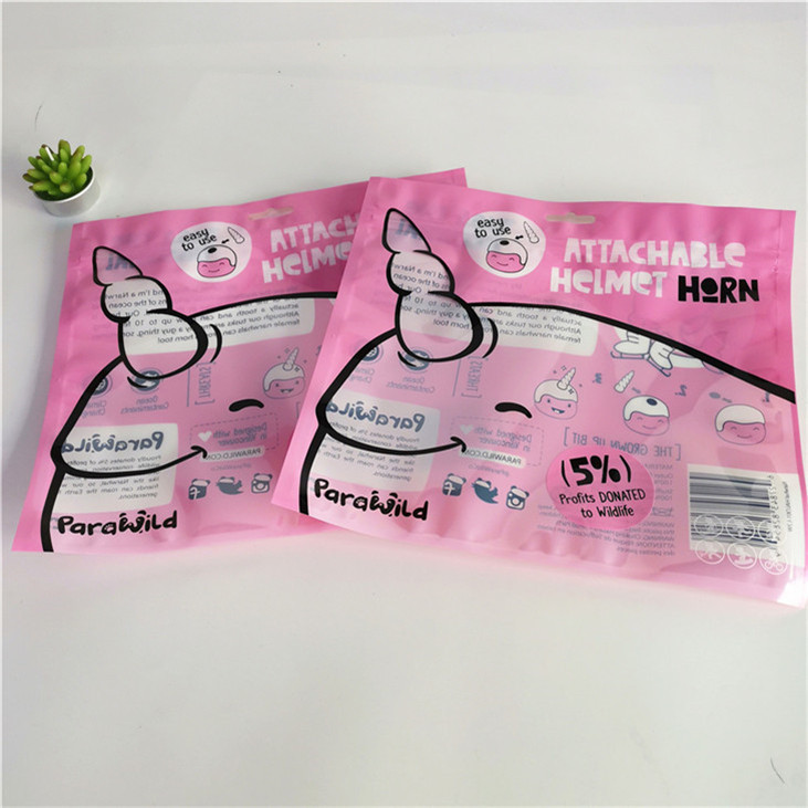 Περιβαλλοντικά φιλική τριών πλευρών σφραγισμένη σακούλα συσκευασίας Mylar με φερμουάρ