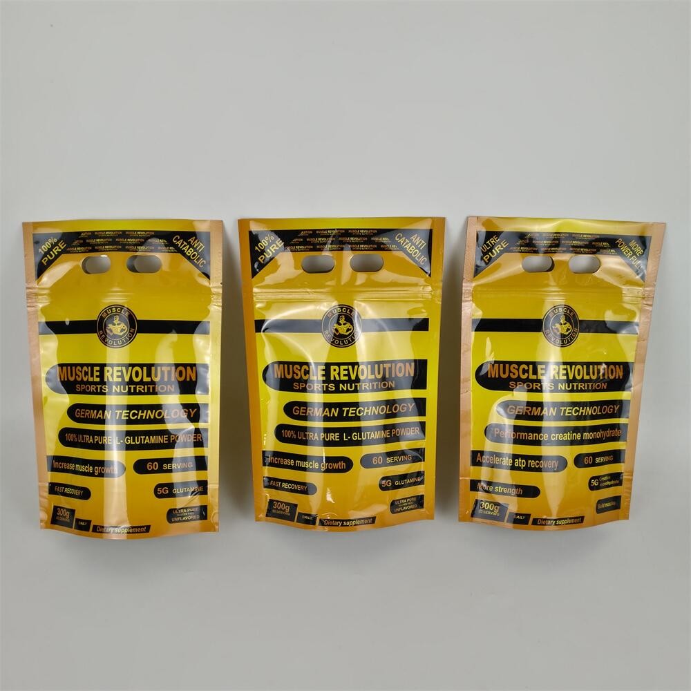 Πρωτεϊνική σκόνη Ζιπλοκ Τροφικές σακούλες συσκευασίας με ψηφιακή εκτύπωση