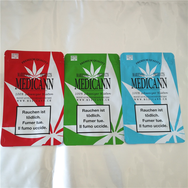 Οι σπόροι φοντάν Thc Cbd θερμαίνουν τις Sealable πλαστικές τσάντες, σακούλι φύλλων αλουμινίου αργιλίου για Cbd Gummy