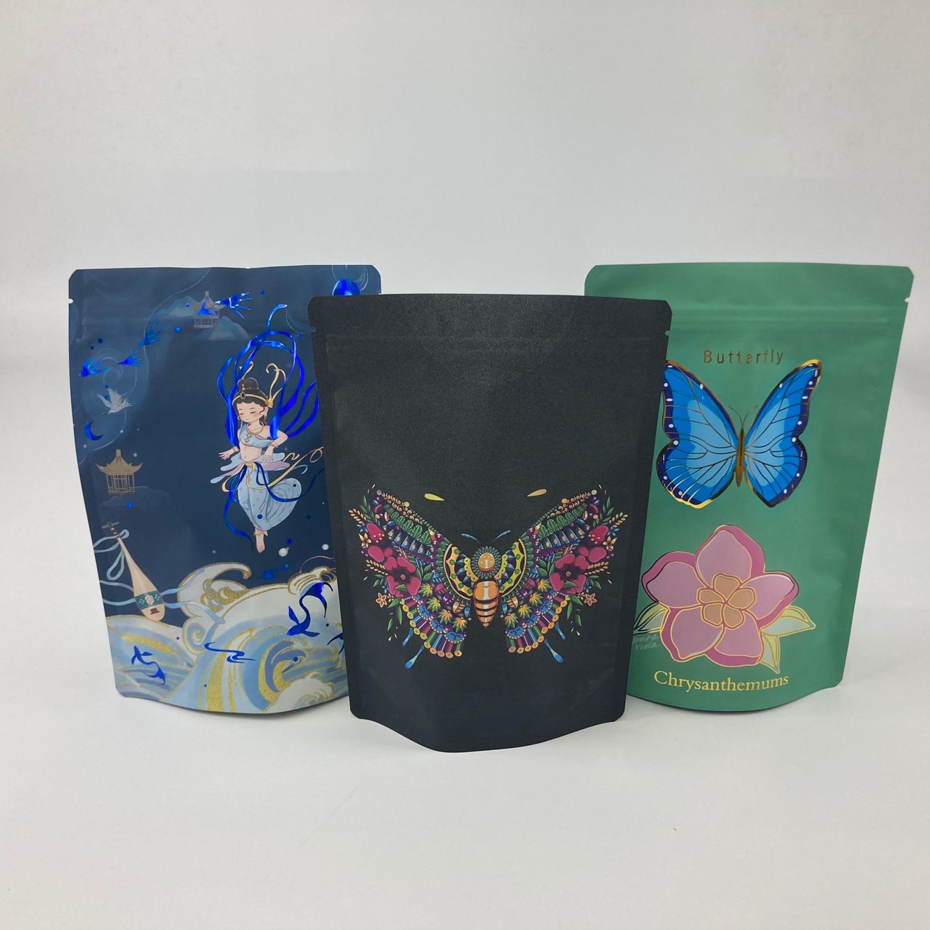 Προσαρμοσμένο Spot UV Stand Up Pouch Σοκολάτα καρύδια πλαστική σακούλα συσκευασίας