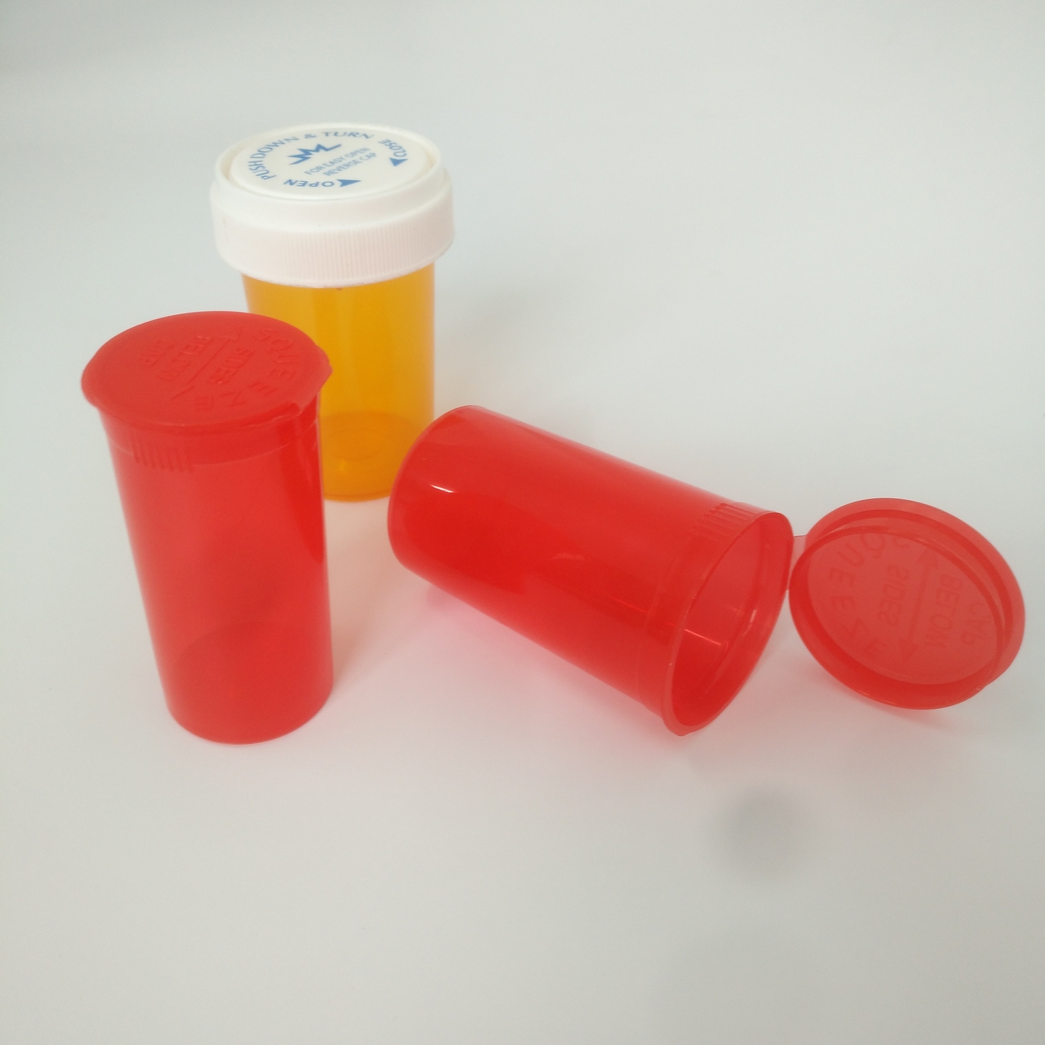 Πλαστικό βάζο ασφαλείας παιδιών για χημικές συσκευασίες