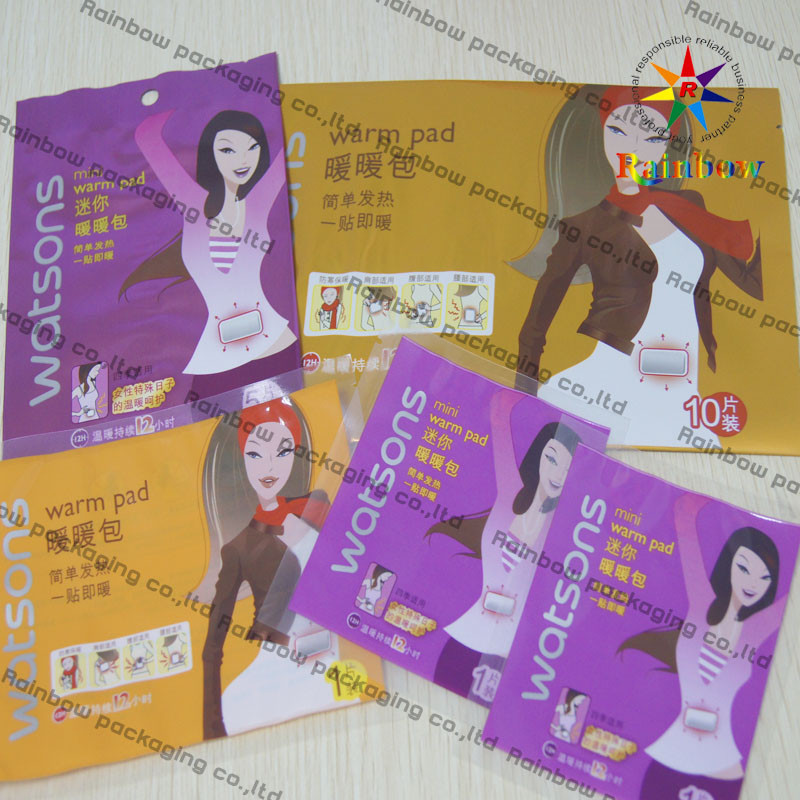 Πλαστικό καλλυντικό συμπαγές συσκευάζοντας επίπεδο κλειδαριών φερμουάρ για το θερμό μαξιλάρι