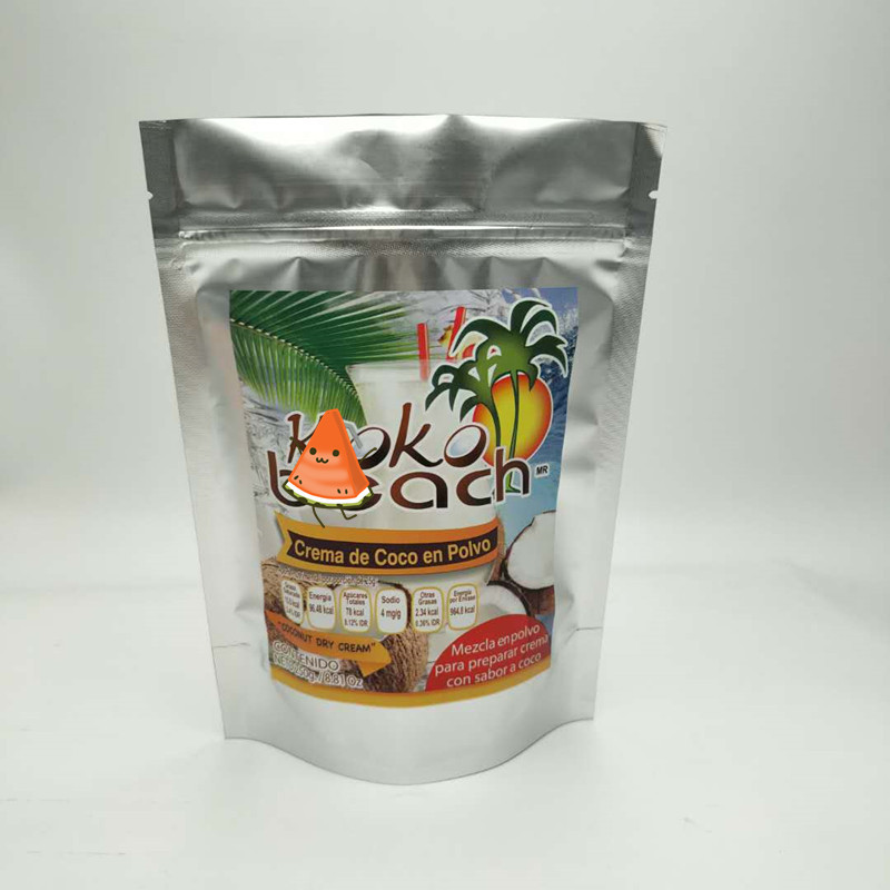 Οι προσαρμοσμένες πλαστικές σακούλες μεγέθους που συσκευάζουν, στέκονται επάνω την τσάντα φύλλων αλουμινίου αργιλίου