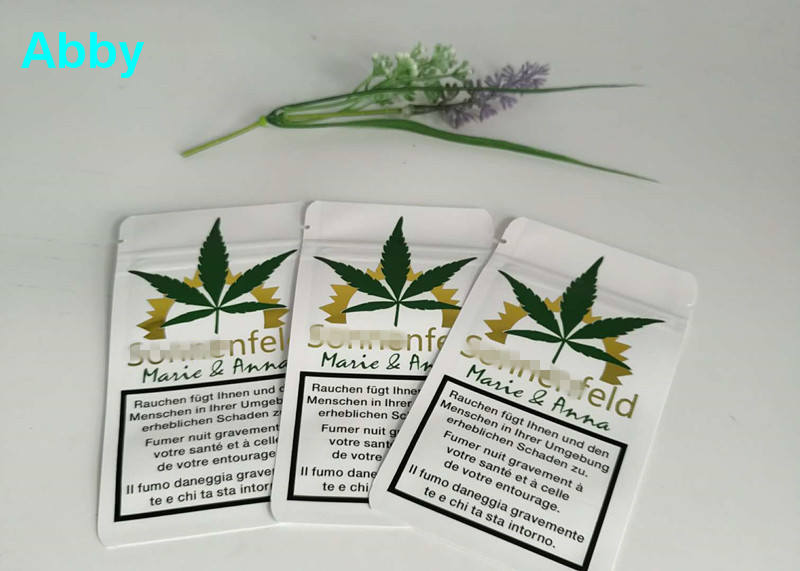 Χρυσό χρώμα πλαστικών τσαντών CMYK εκτύπωσης Resealable με το προσαρμοσμένο υλικό