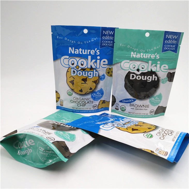 Θερμική σφραγίδα Προσαρμοσμένο λογότυπο Τυπωμένο Στάσου Σφραγίδα Θήκη Επανακλείσιμη πλαστική συσκευασία τροφίμων