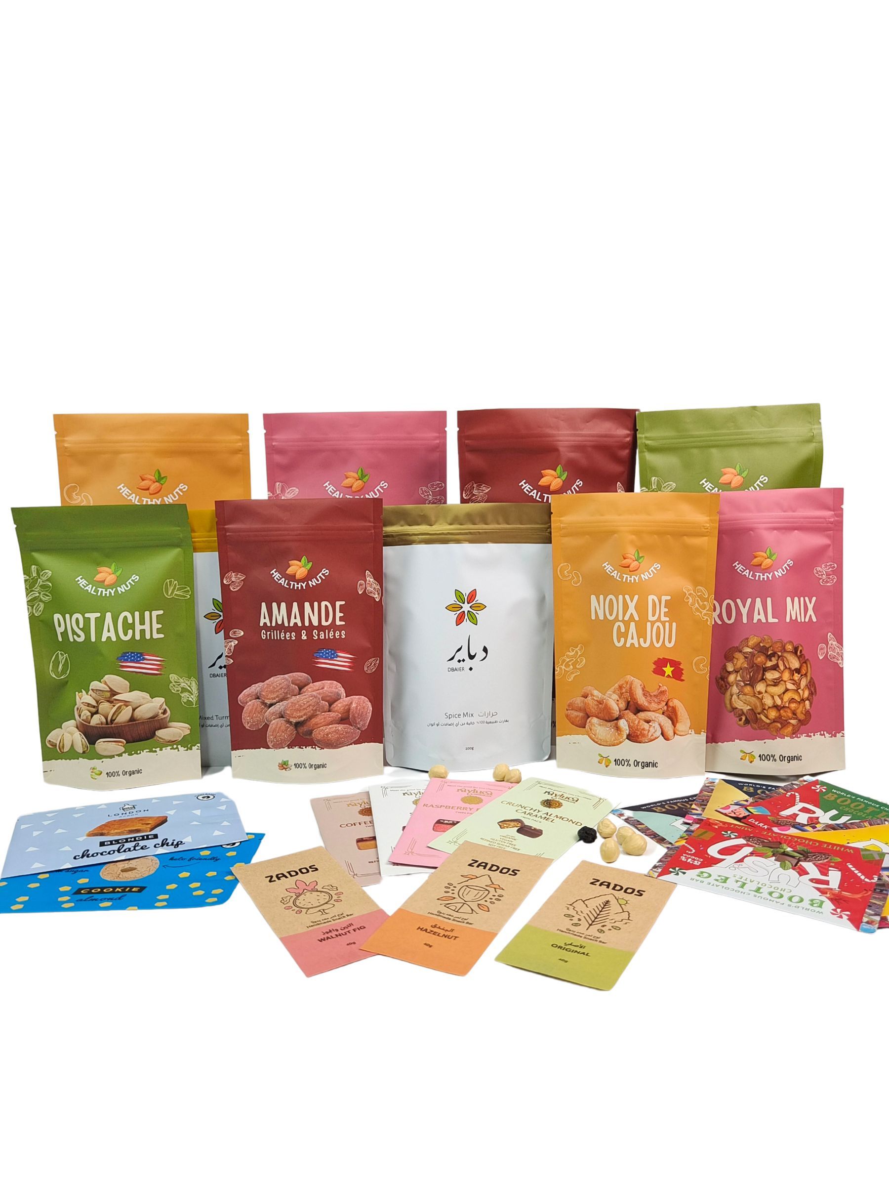 Βιοδιασπώμενα τρόφιμα Γλυκά Συσκευασία Σφραγίδα θερμότητας Χαρτοφυλάκιο αλουμινίου Σφραγίδας Ζιπάρ για καρύδια Τσάι Καφέ Τροφή κατοικίδιων ζώων