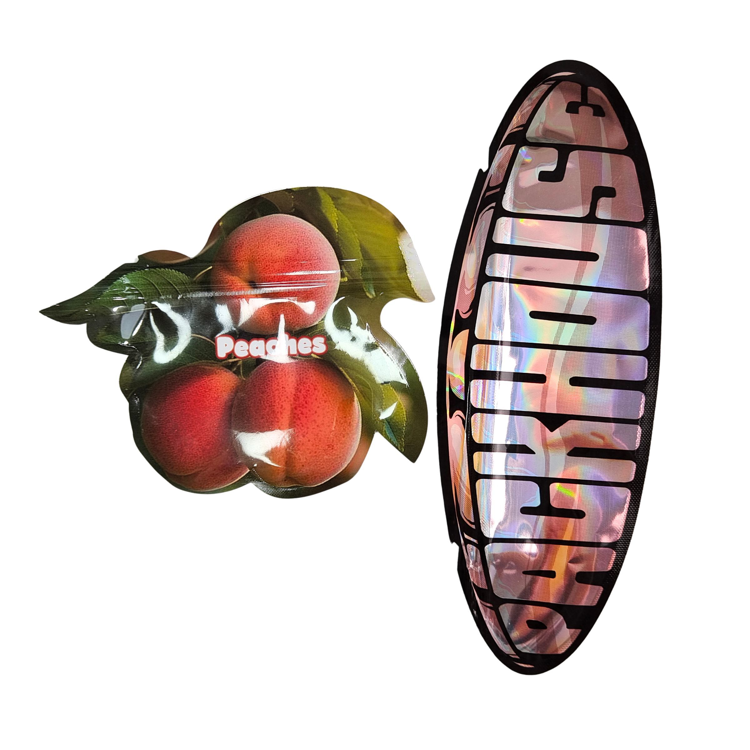 Μέσα σε Τυπωμένες Συσκευασίες Mylar για Βότανα, Καπνό, Βρώσιμα Ζελεδάκια, Μπισκότα, Συσκευασίες Γυαλιστερές Πλαστικές Σακούλες με Θερμοκόλληση Ειδικού Σχήματος