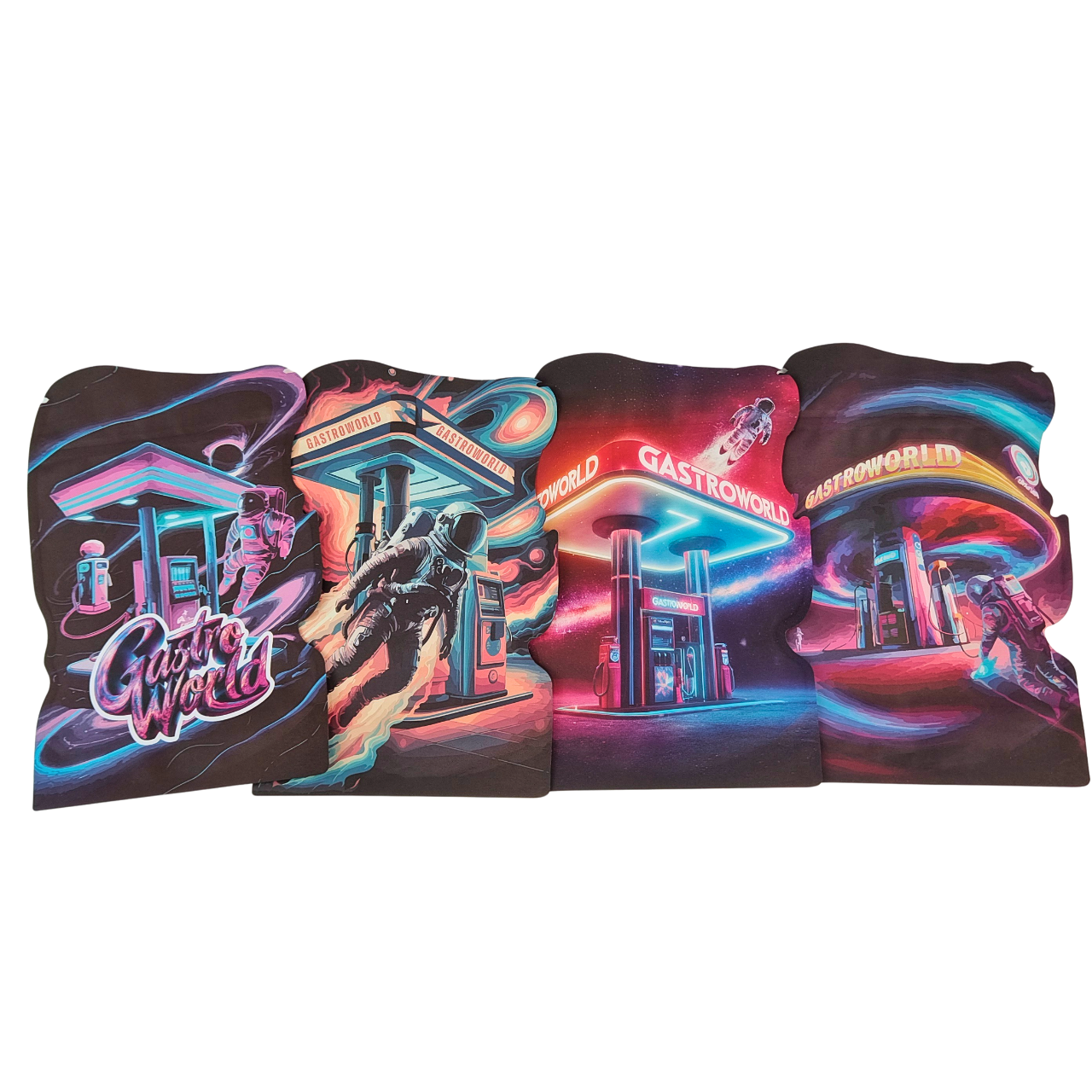 Ακανόνιστο σχήμα Τύλιες σακούλες Mylar για τσίχλες μπισκότωνΤοπικός σάκος πλαστικού PET με θωρακιστικές τσάντες ασφαλείας παιδιών